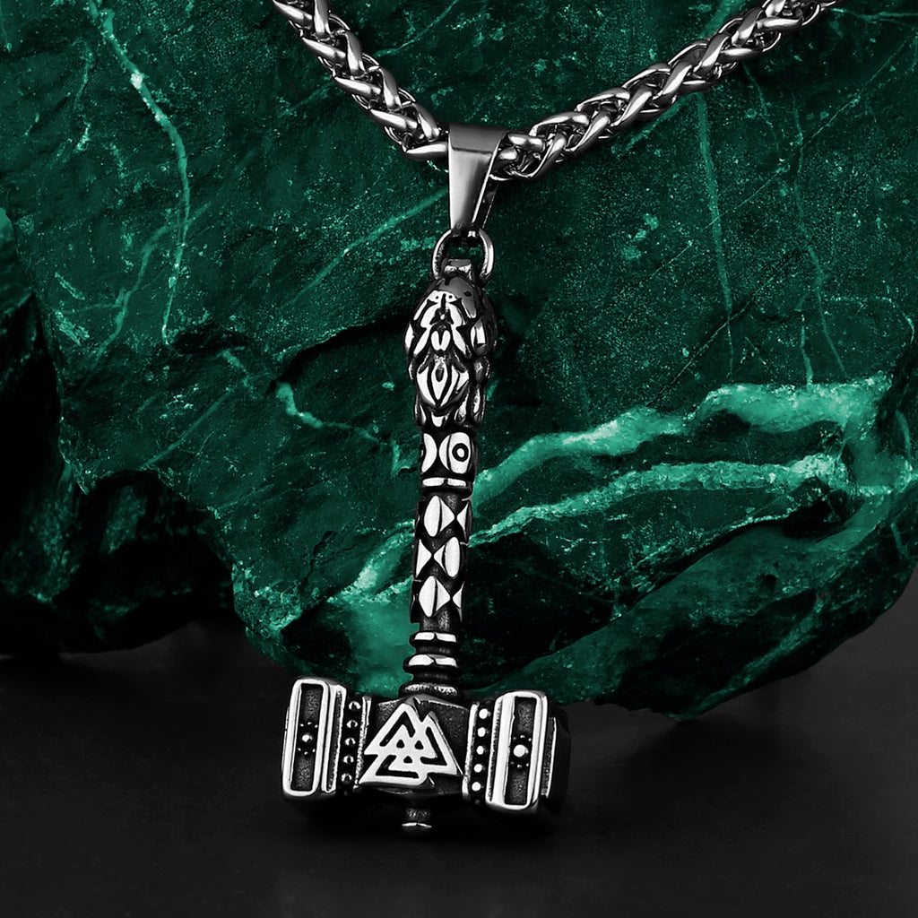Thor's hammer necklaces | 26 Styles for men in stock