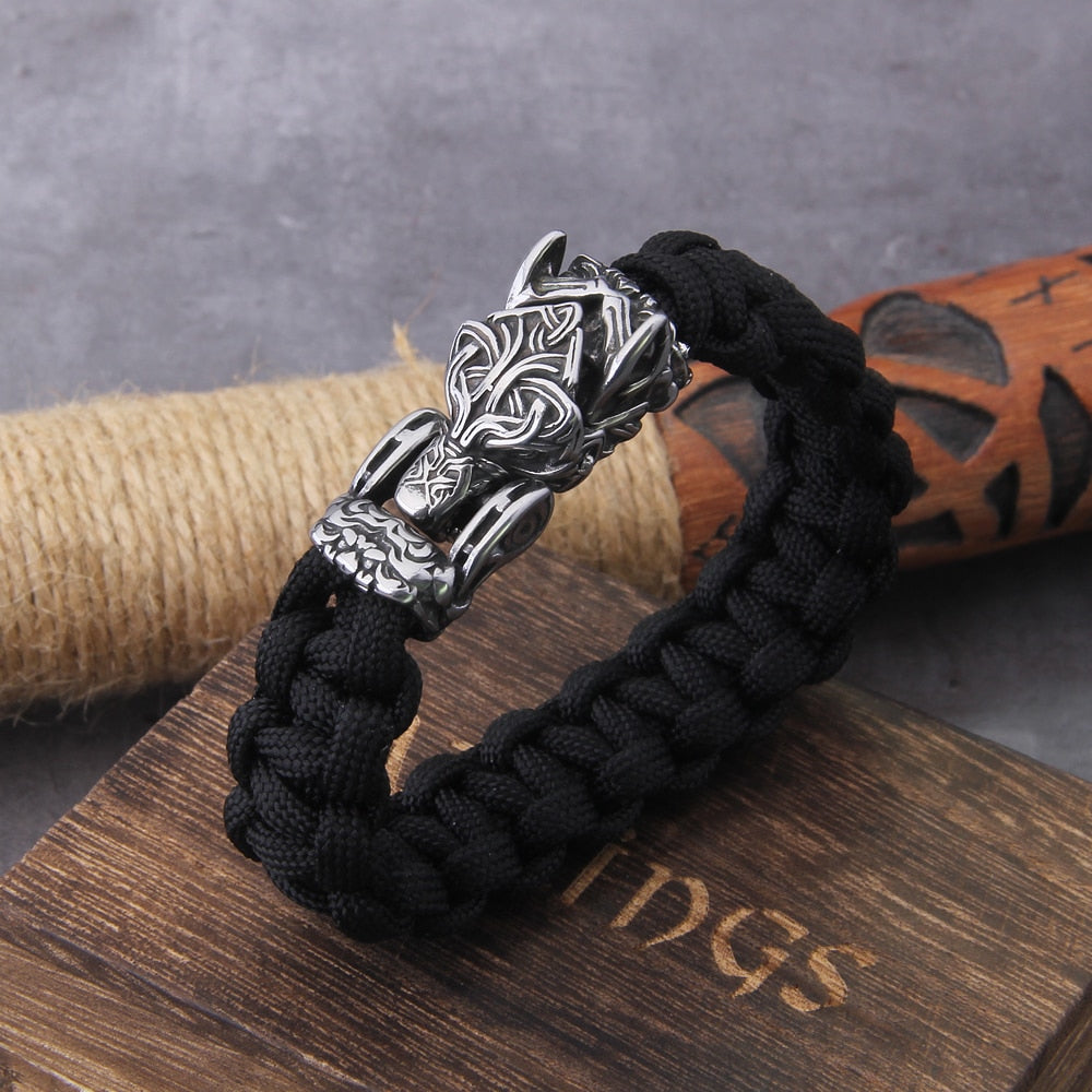 Viking Wolf Bracelet | Fenrir Arm Ring | Viking Jewelry - TheNorseWind