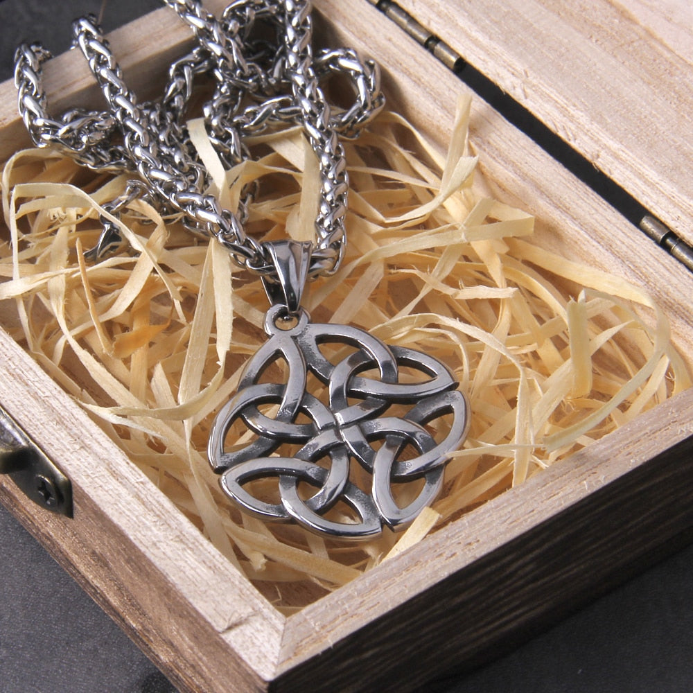 Kaylin Celtic Knot Necklace – Celtic Crystal Design Jewelry